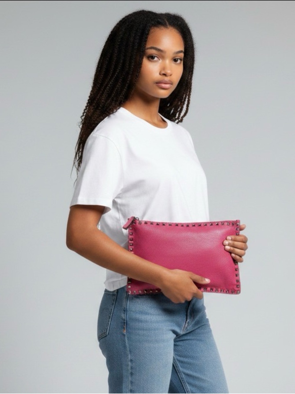 Valentino Garavani Rockstud Clutchi